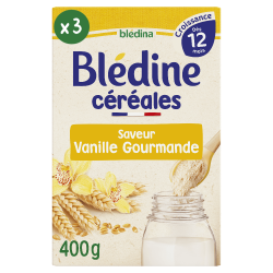 Blédine Croissance - Saveur Vanille Gourmande - Lot x3 - Blédina - Dès 12 mois - Face