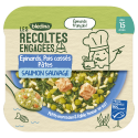 Les Récoltes Engagées - Epinards Pois cassés Saumon Sauvage & Pâtes étoiles - 250g