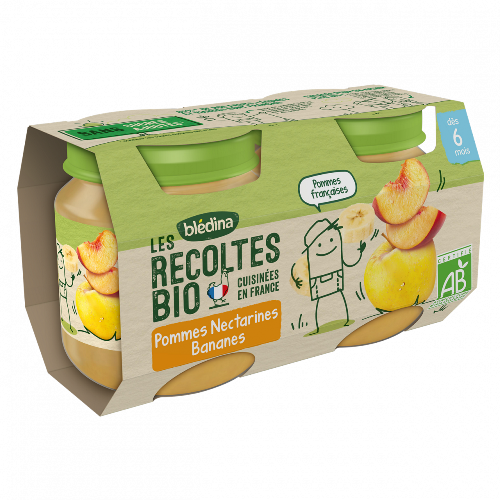 Petits pots - Les récoltes Bio - Lot Multi-variétés Mix de saveurs dès 6 mois x 3