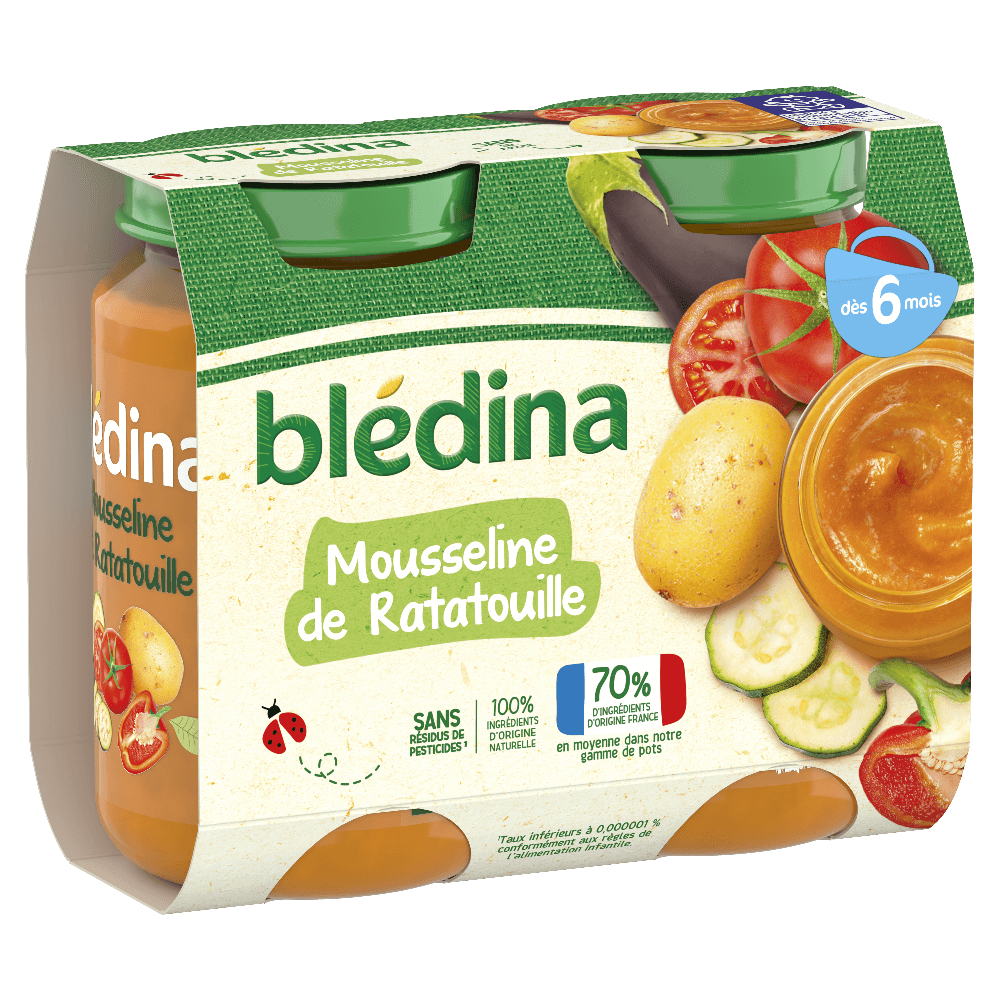 Petits pots Blédina - Lot Multi-variétés Légumes x 3 - Dès 6 mois