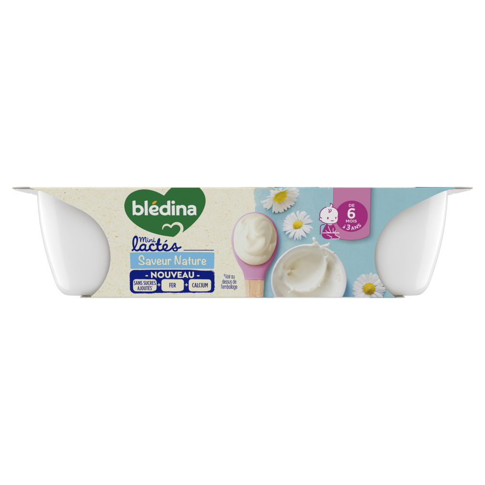 Mini Lactés Nature Sans sucres ajoutés - Lot x4 - Profil