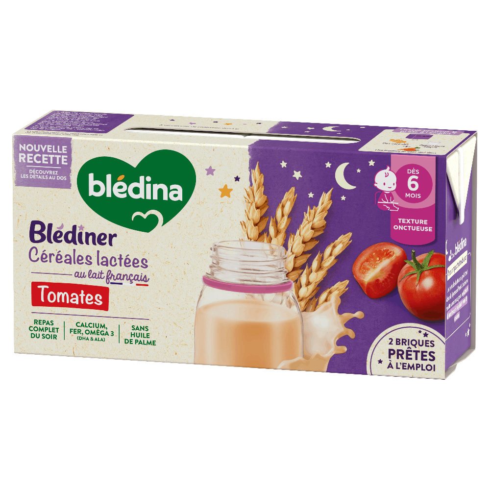 Blédîner - Briques Céréales Lactées Tomates - Profil