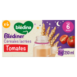 Blédîner - Briques Céréales Lactées Tomates - Lot x6