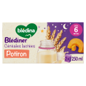 Blédîner - Briques Potiron 2x250ml - Dès 6 mois - Face