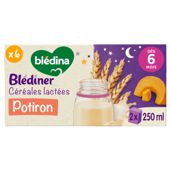 Blédîner - Briques Potiron - Lot x6 des 6 mois bledina