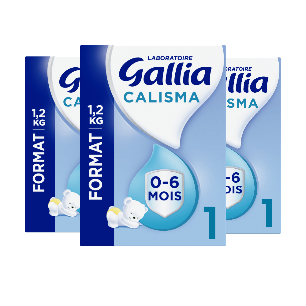 Calisma 1er âge 1,2kg - Lait infantile - Lot x3