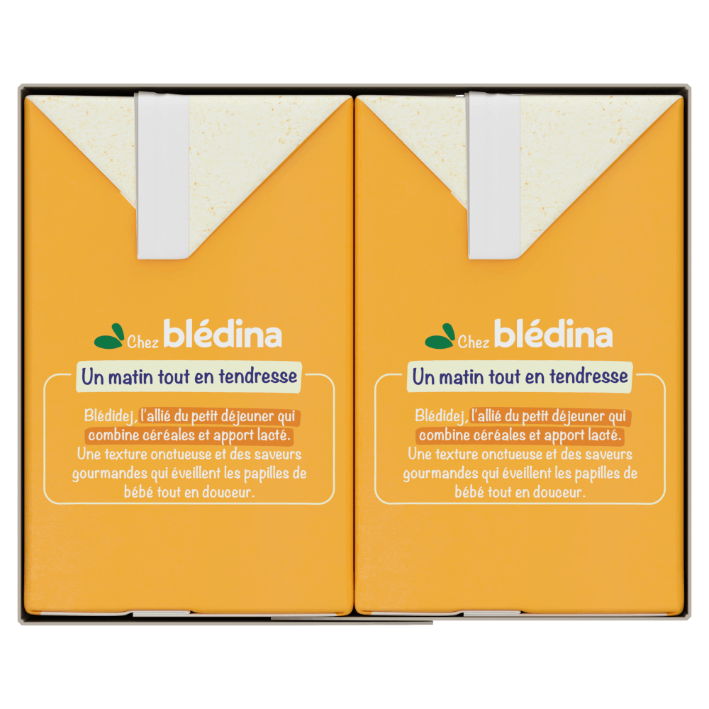 Blédidej - Croissance Biscuité Saveur Vanille - Lot x6 - Coté 2