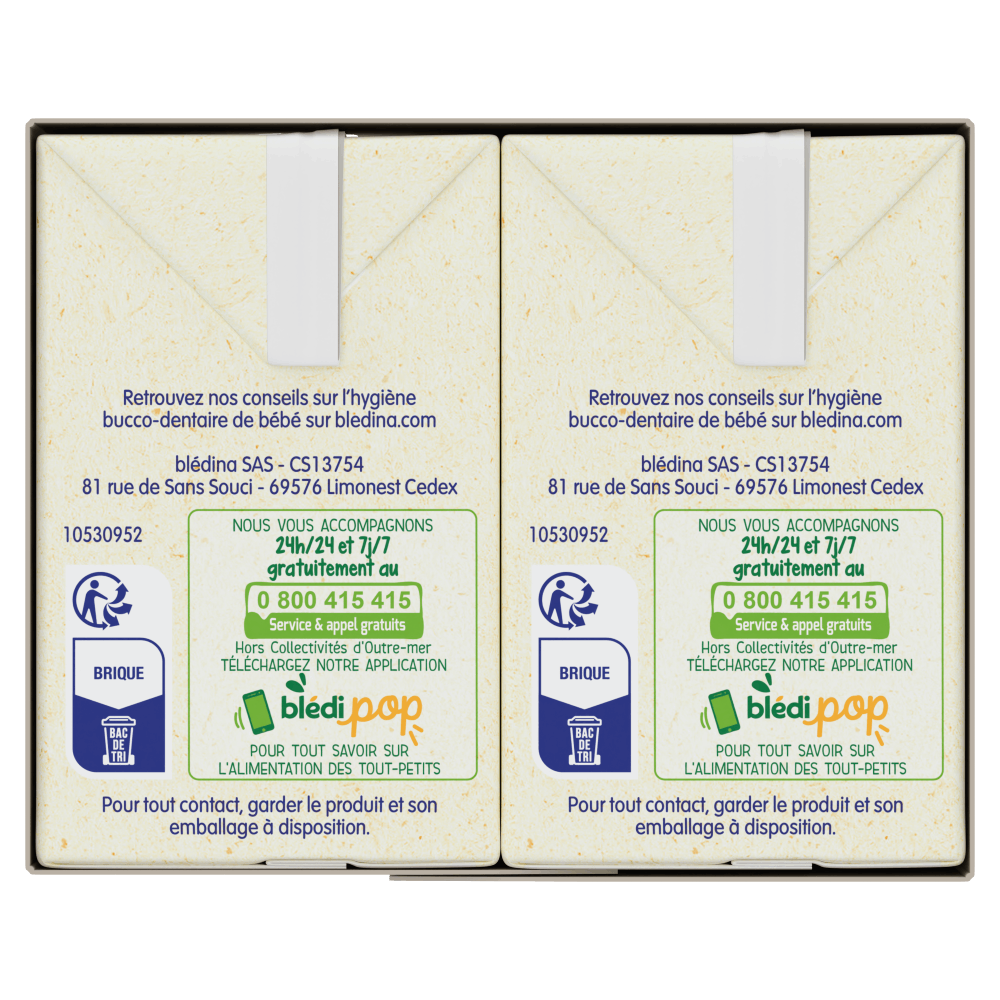 Blédidej - Croissance Biscuité Saveur Vanille - Lot x6 - Coté 1