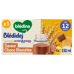 Blédidej - Croissance Choco-Biscuité - Lot x3