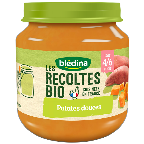 Bledina Petits pots bébé dès 4/6 mois, carottes 