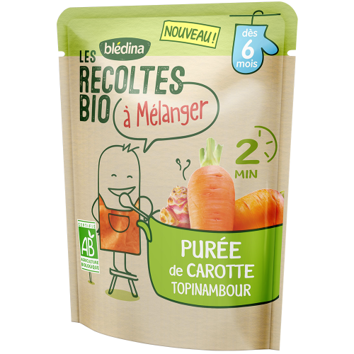 Pack Les Recoltes Bio A Melanger Puree De Carotte Topinambour Des 6 Mois