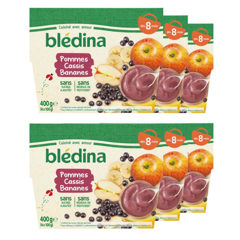 Dessert Pour Bebe Des 8 Mois Purees De Fruits Bledina E Shop