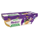 Blédîner - Mouliné d'aubergines et courgettes , riz et touche de mozarella - 2x200g