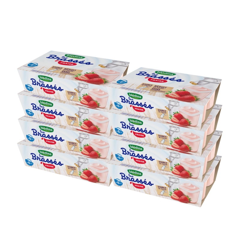 Yaourt Pour Bebe Des 6 Mois Saveur Fraise Bledina E Shop