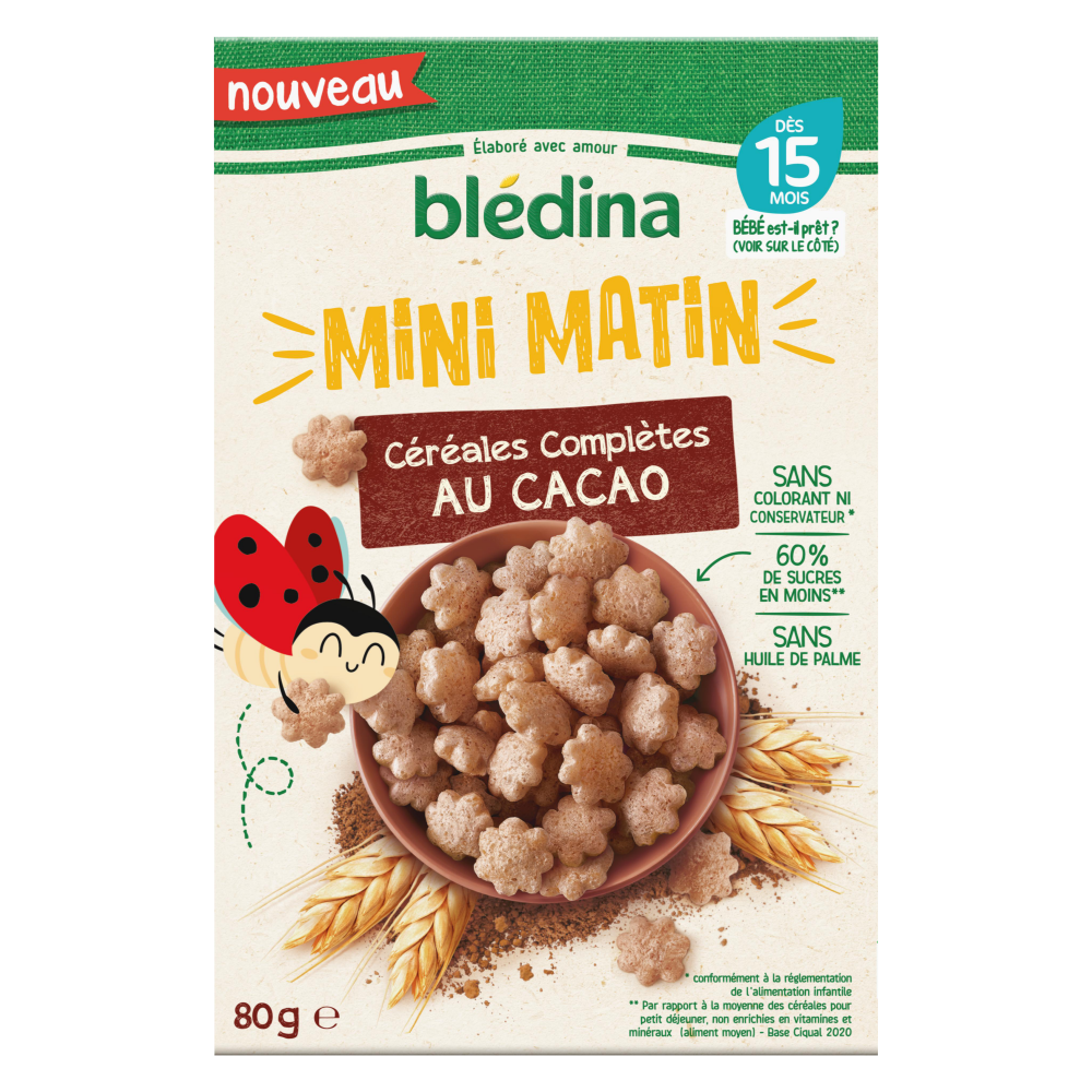 Mini Matin - Céréales complètes au Cacao - Lot x5