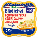 Blédichef - Ecrasé de Pommes de terre, Céleri, Saumon à la Scandinave - 230g