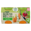 Les récoltes Bio - Carottes de Bretagne - 2x130g