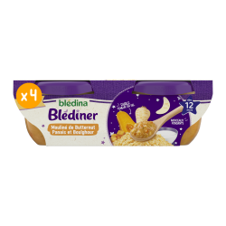 Blédîner - Mouliné de Butternut Panais et Boulghour - Lot x4 des 12 mois bledina