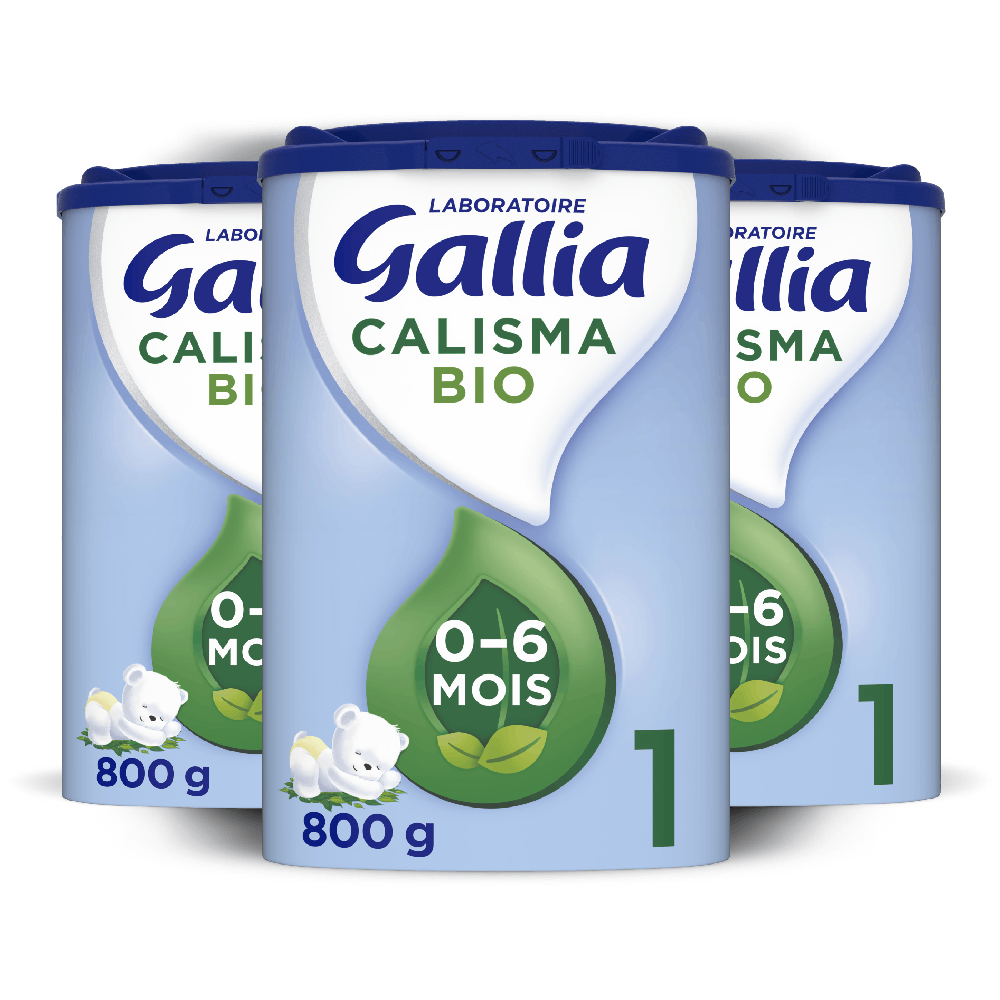 Calisma Bio 1er âge - 800g - Lait infantile - Lot x3