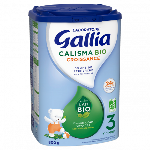 GALLIA Calisma 3 lait de croissance en poudre dès 12 mois 900g pas cher 