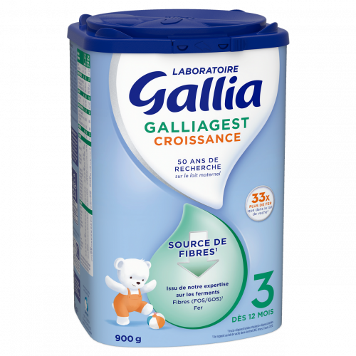 Galliagest croissance 3ème âge - de 12 mois à 3 ans, Gallia (900 g)