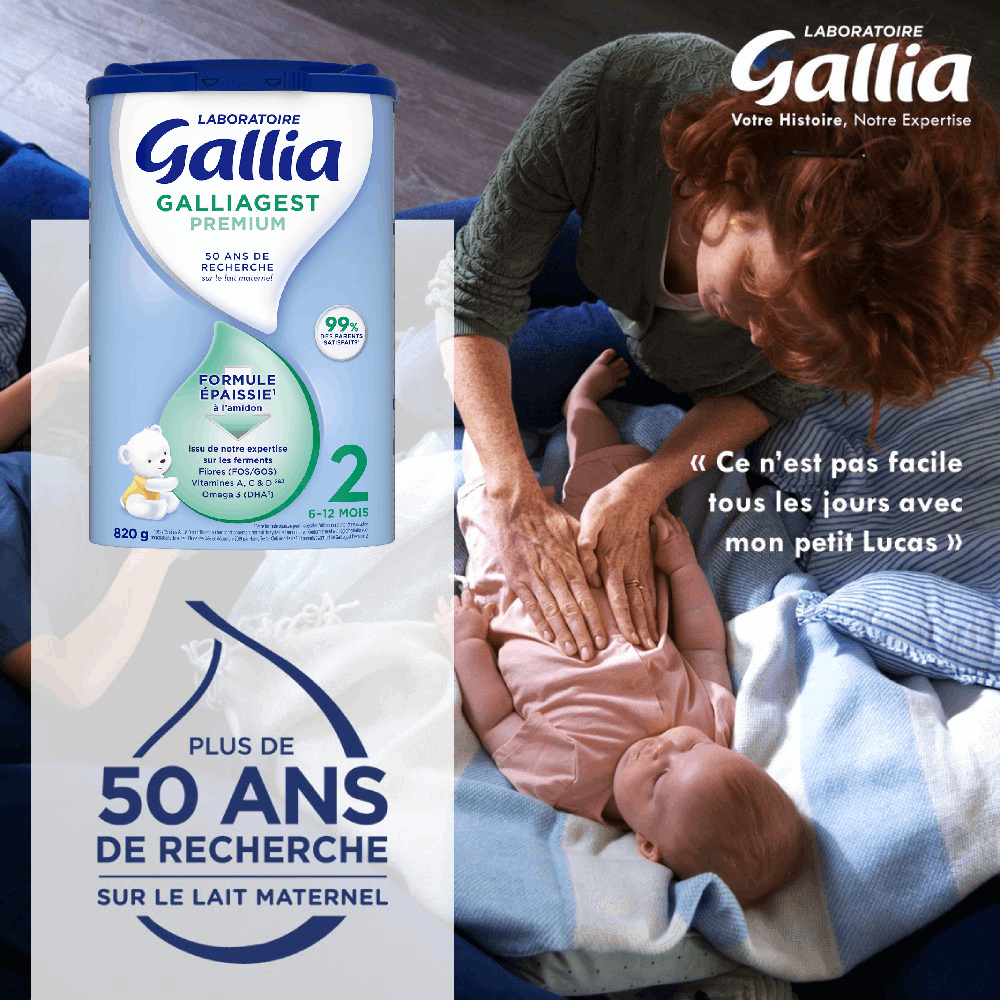 Galliagest Premium 2ème âge - 820g - Lait infantile -