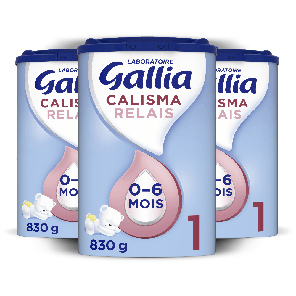 Calisma Relais 1er âge - 830g - Lait infantile - Lot x3