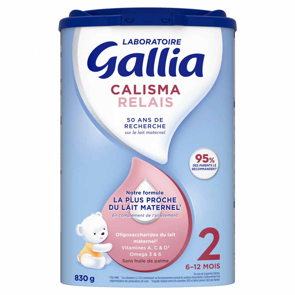 Calisma Relais 2ème âge - 830g - Lait infantile - unique