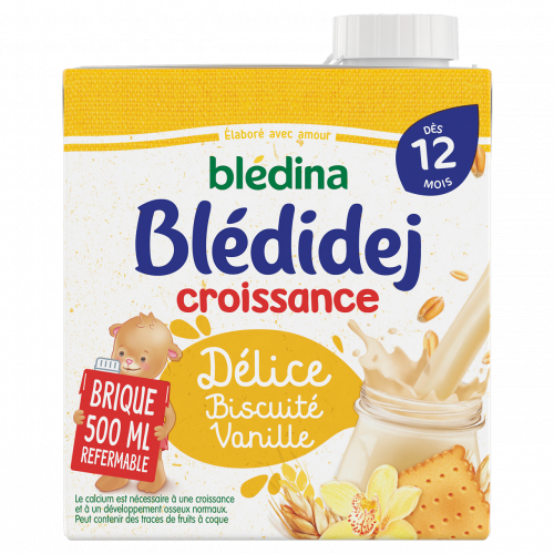 Promo Blédidej croissance délice biscuité vanille dès 12 mois blédina chez  Cora