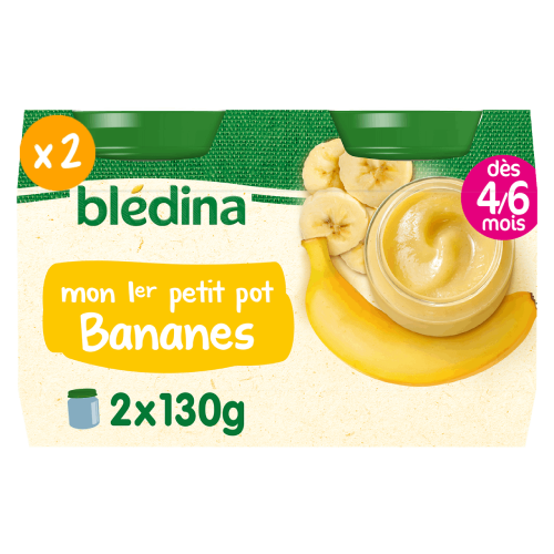 Petits pots Blédina - Bananes x2