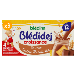 Blédidej - Croissance Choco-Biscuité - Lot x3
