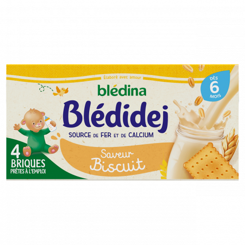 LOT DE 2 - BLEDINA : Blédidej - Céréales lactées biscuité dès 6 mois 4 x  250 ml - Achat / Vente céréales bébé LOT DE 2 - BLEDINA : Blédidej -  Céréales lactées biscuité dès 6 mois 4 x 250 ml - Cdiscount Prêt-à-Porter