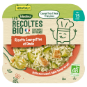 Les Récoltes Bio - Petit plat Bio - Risotto Courgettes et Dinde - 250g