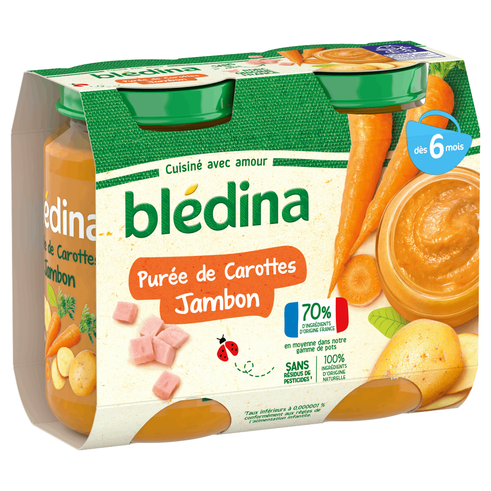 Petits pots Blédina - Lot Multi-variétés viande x4