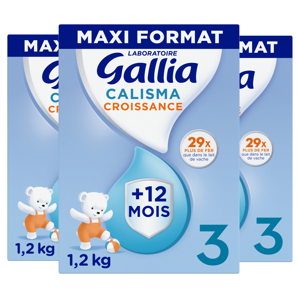 Calisma croissance 1,2kg - Lait infantile - Lot x3
