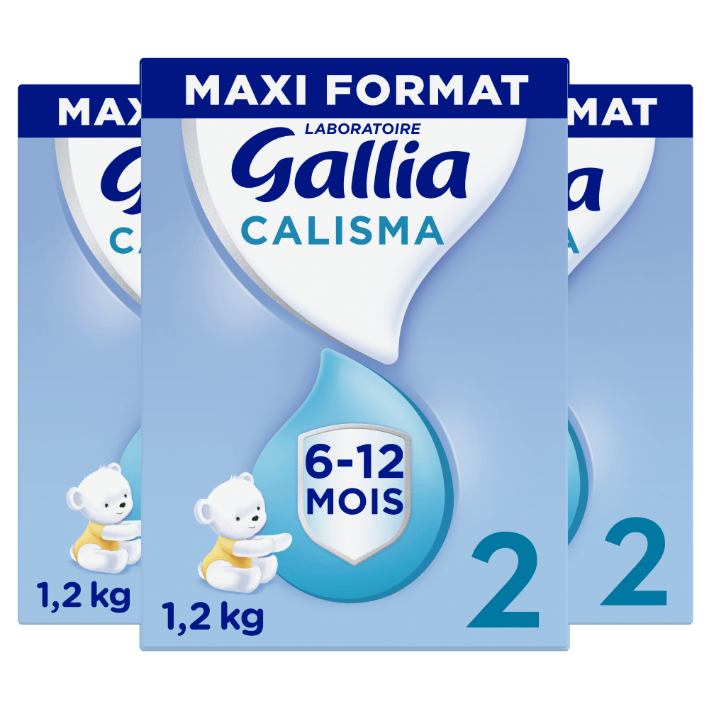 Calisma 2ème âge 1,2kg - Lait infantile - Lot x3