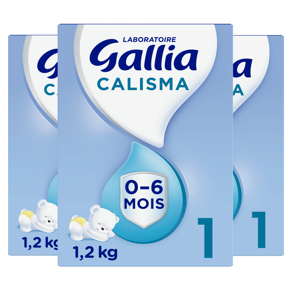 Calisma 1er âge 1,2kg - Lait infantile - Lot x3