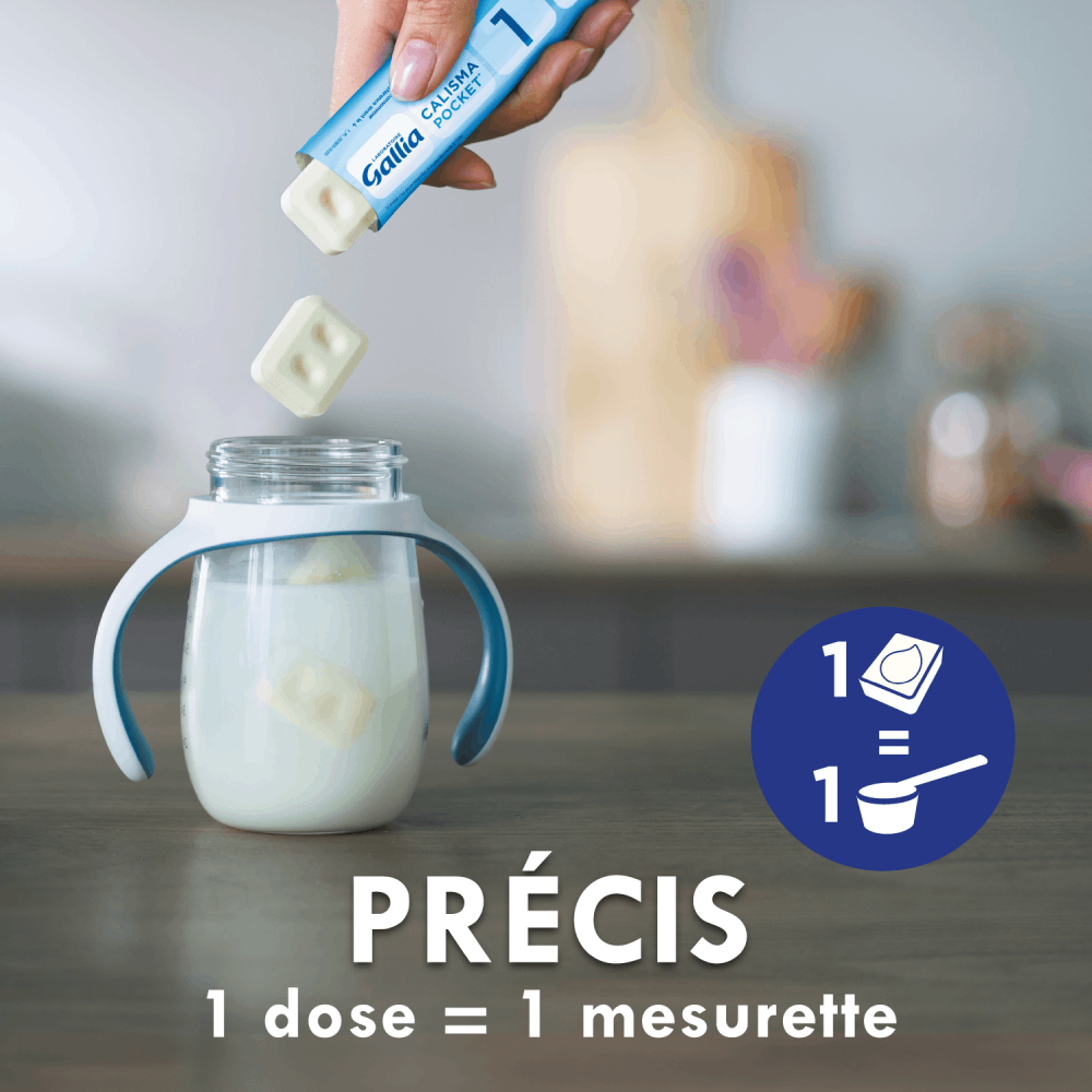 Calisma Pocket* 1er âge - 21 sachets de 5 doses prêtes à l'emploi - Lot x1