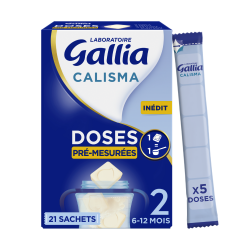 Calisma Pocket 2ème âge -  Doses Calisma Pré-mesurées 2ème âge - Laboratoire Gallia- Face